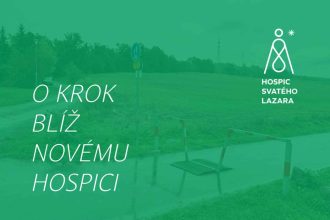 O krok blíž novému hospici – pozemek v Plzni-Malesicích, logo Hospice svatého Lazara